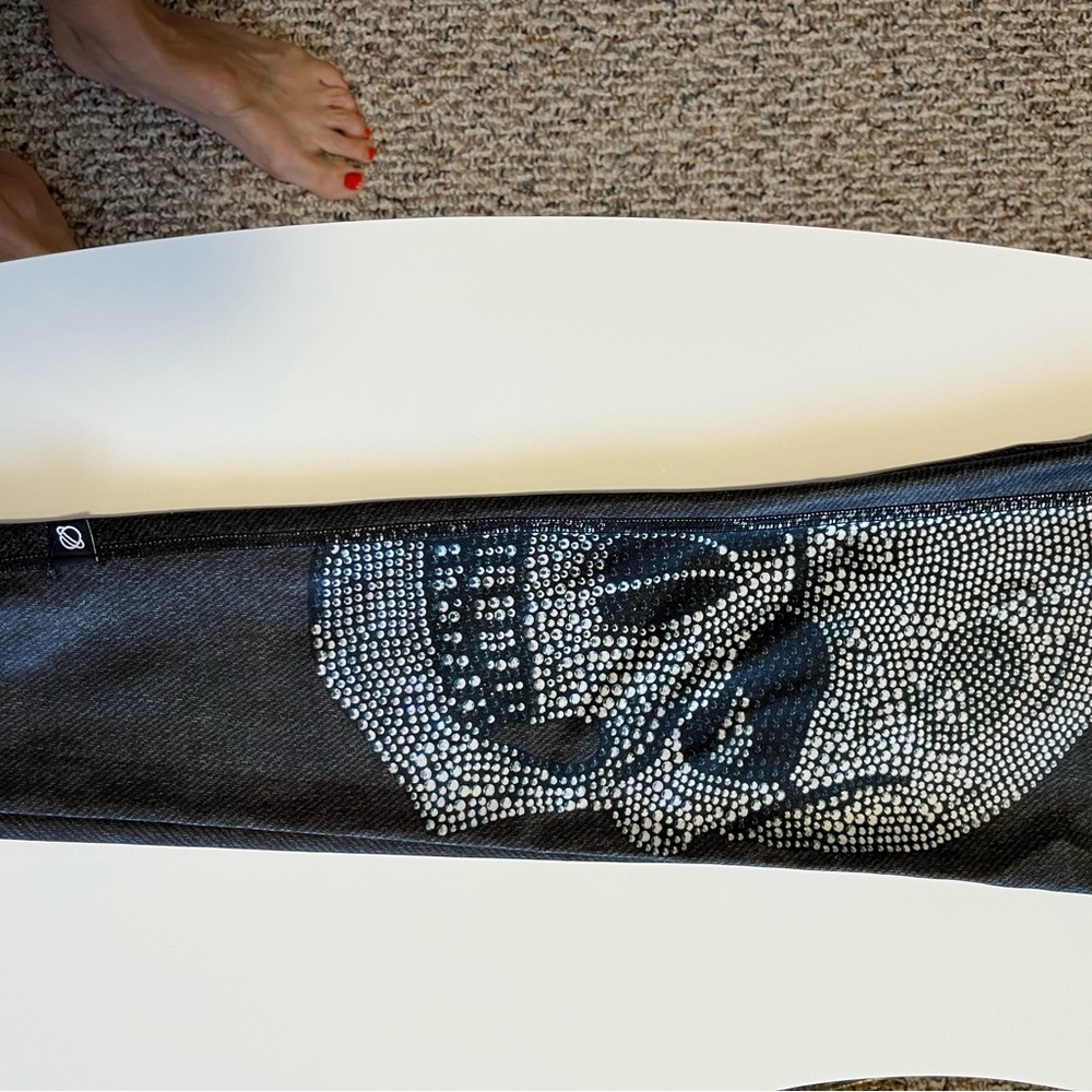 Terez Black Textured Leggings